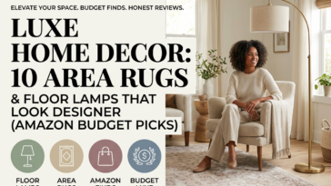 Luxe Home Decor: 10 Area Rugs & Floor Lamps That Look Designer (Amazon Budget Picks) — affordable luxury home decor