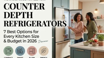 Counter-Depth Refrigerators: 7 Best Options for Every Kitchen Size & Budget in 2026