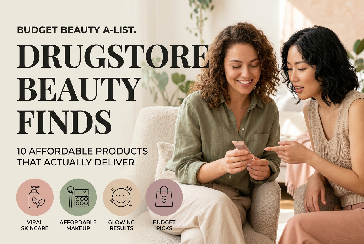 Drugstore Beauty Finds: 10 Affordable Products That Actually Deliver