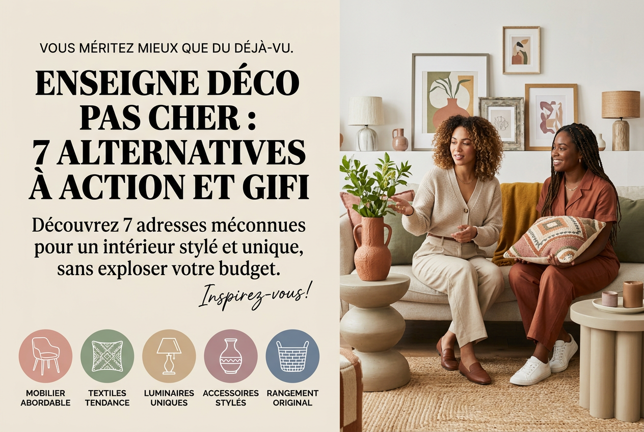 Enseigne Déco Pas Cher : 7 Alternatives à Action et Gifi pour un Intérieur Stylé — enseignes déco pas cher