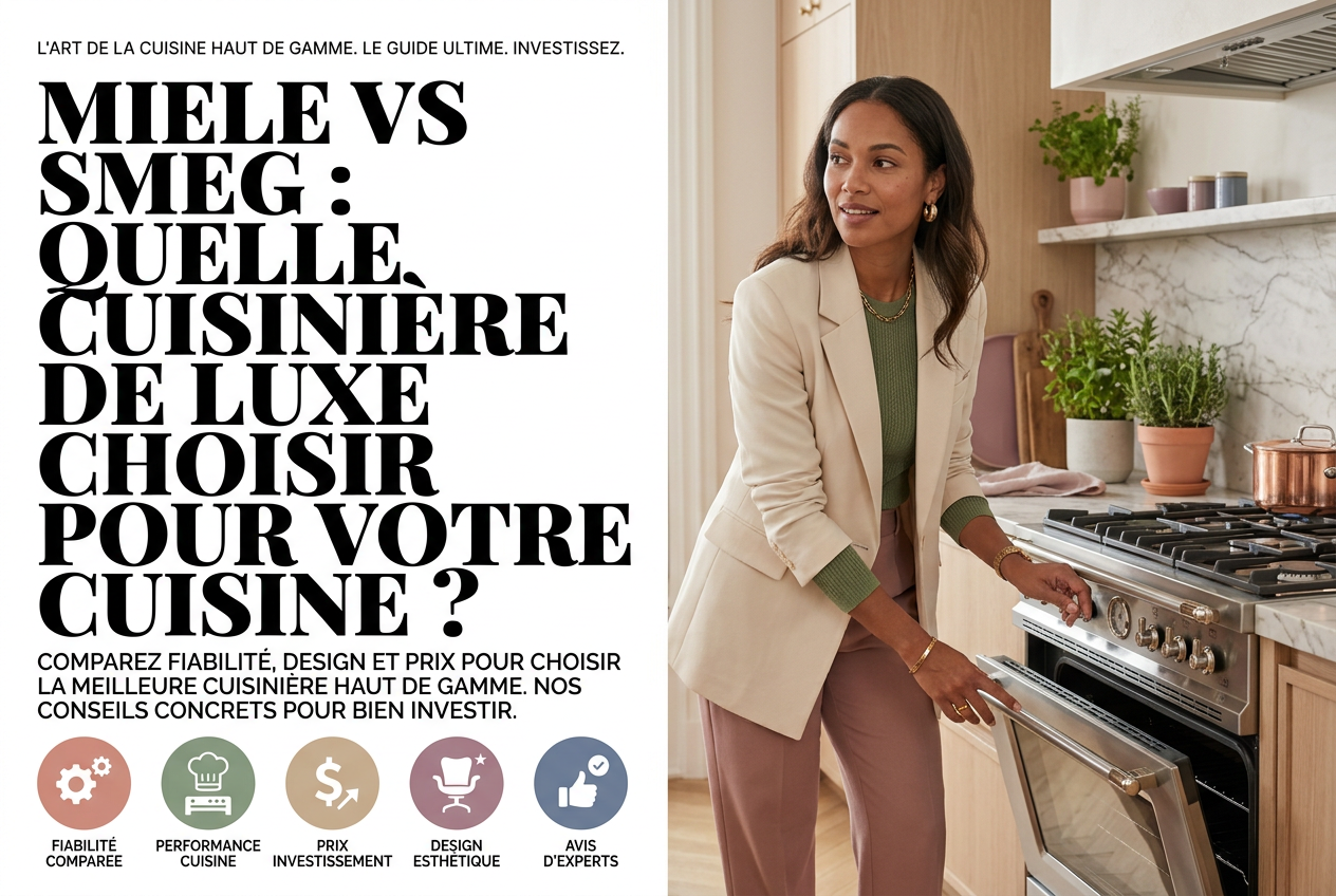 Miele vs Smeg : Quelle Cuisinière de Luxe Choisir pour Votre Cuisine ? — Miele Smeg cuisinière