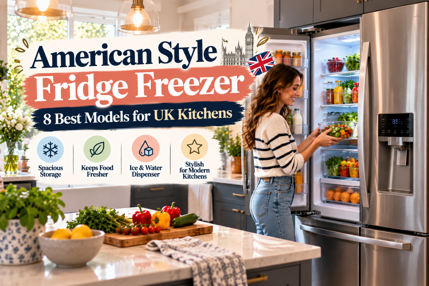 American Style Fridge Freezer: 8 Best Models for UK Kitchens