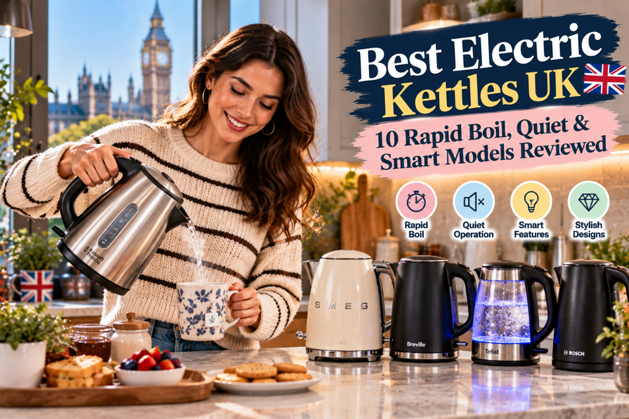 Best Electric Kettles UK 10 Rapid Boil, Quiet & Smart Models Reviewed