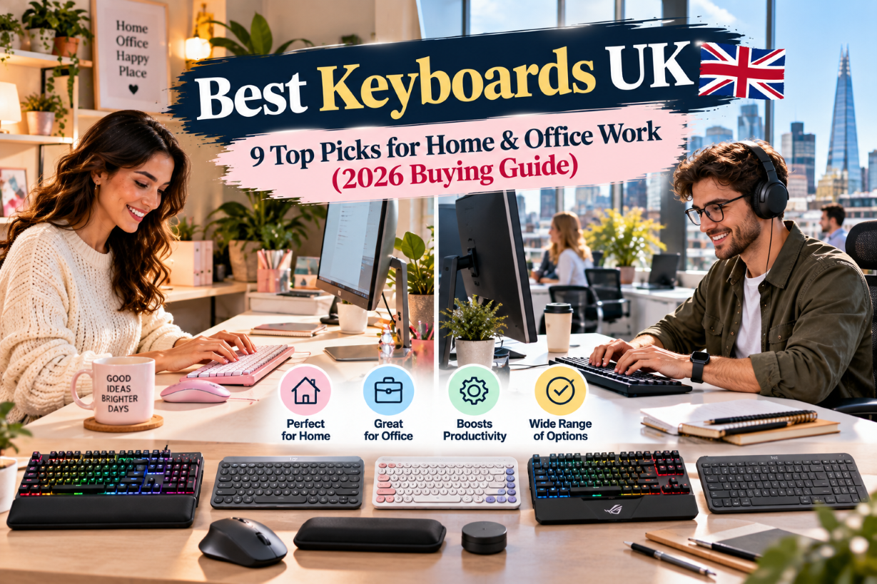Best Keyboards UK 9 Top Picks for Home & Office Work (2026 Buying Guide)
