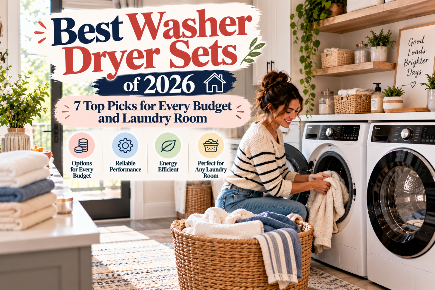 Best Washer Dryer Sets of 2026: 7 Top Picks for Every Budget and Laundry Room