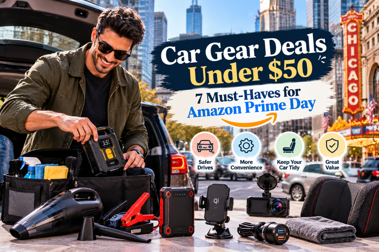Car Gear Deals Under $50 7 Must-Haves for Amazon Prime Day