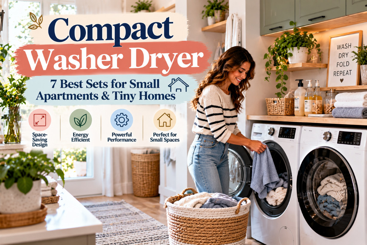 Compact Washer Dryer: 7 Best Sets for Small Apartments & Tiny Homes