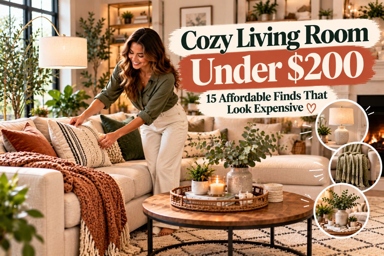 Cozy Living Room Under $200: 15 Affordable Finds That Look Expensive