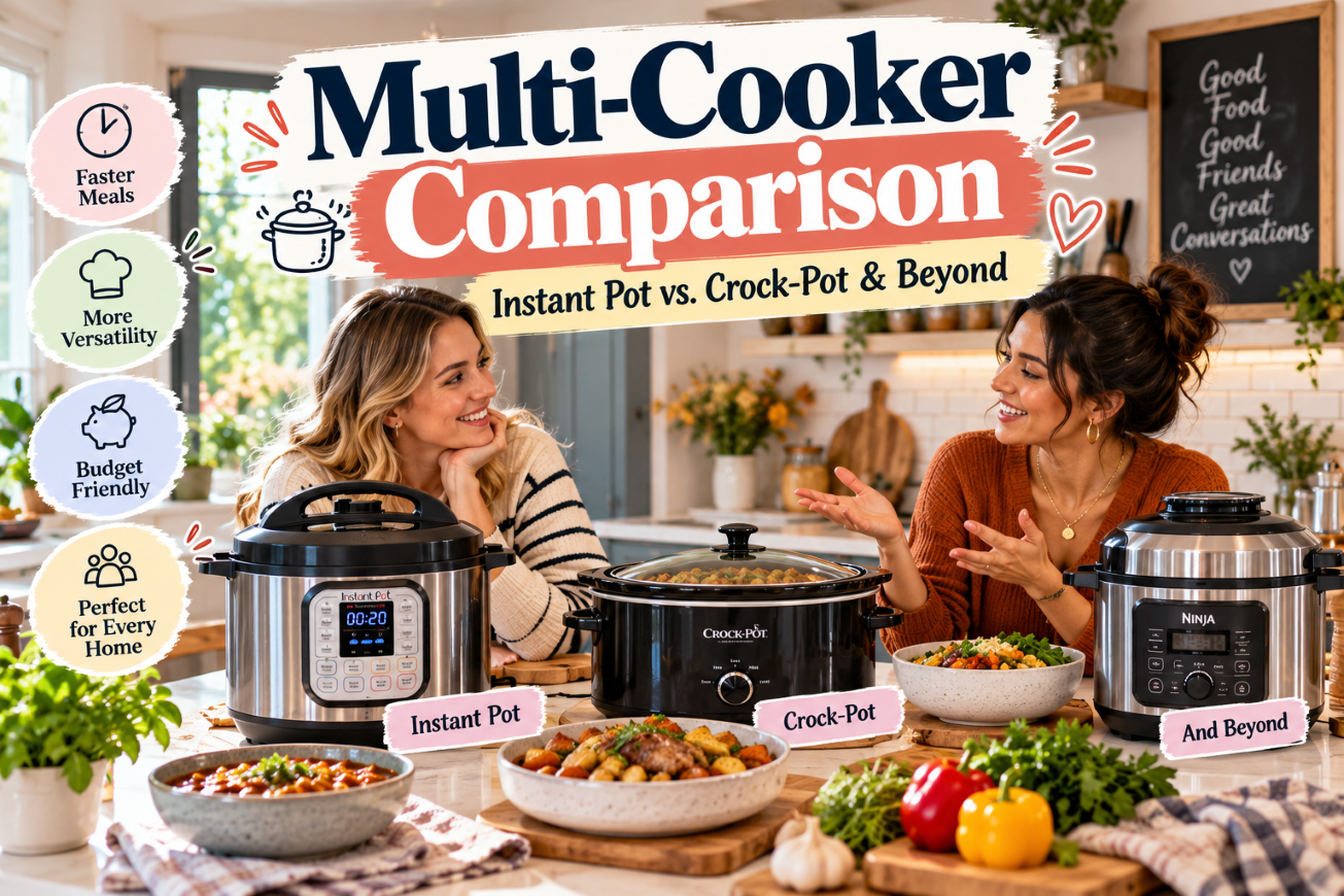 Multi-Cooker Comparison: Instant Pot vs. Crock-Pot & Beyond